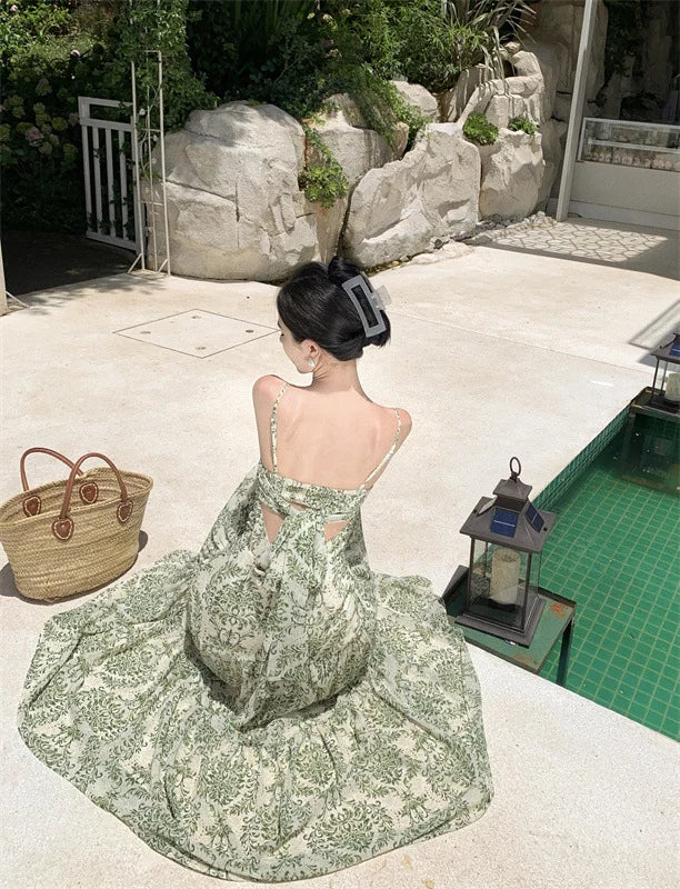 Hot Selling Solid Floor-Length Daily Dress Casual Elegant Women's Breathable Party Dress