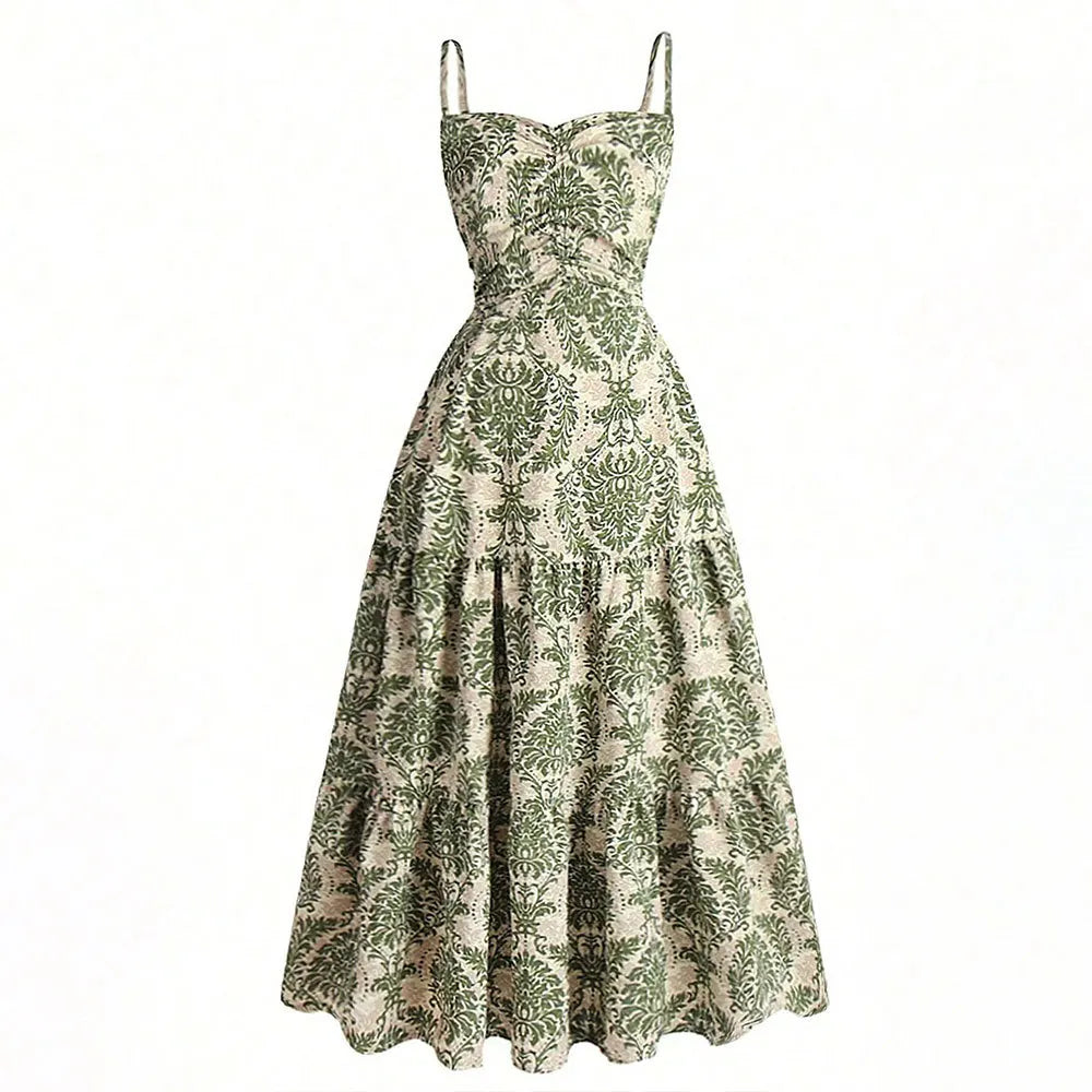 Hot Selling Solid Floor-Length Daily Dress Casual Elegant Women's Breathable Party Dress